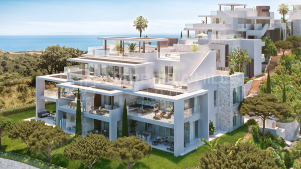Neubau Penthäuser mit 3 Schlafzimmern und herrlichem Panoramablick in La Mairena - Ojen