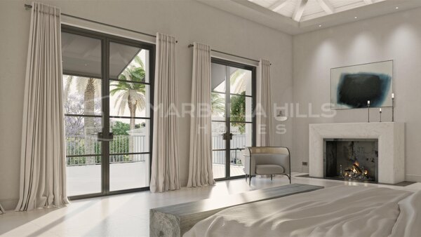 Plot with project and with license with sea views in Cascada de Camojan - Golden Mile - Marbella