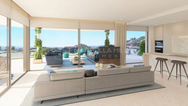 Living on top of the world: Atemberaubendes Penthouse mit 4 Schlafzimmern und herrlicher Aussicht in Benahavis