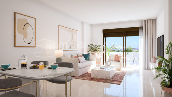Neubau Projekt von 3 Schlafzimmer Wohnungen in Estepona Golf