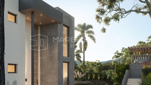 Nouveau complexe Golf Resort de 13 villas de luxe 4-5 chambres avec vue panoramique sur la mer à Mijas