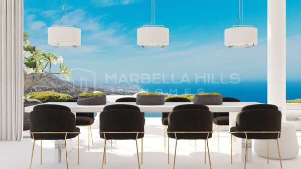Exklusives Neubau Projekt von Villen mit 3-4 Schlafzimmern und Panoramablick in Real de la Quinta - Benahavis