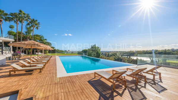 Herrliche Mietvilla mit 15 Schlafzimmern auf einer ganz anderen Ebene in Los Flamingos Golf - Benahavis