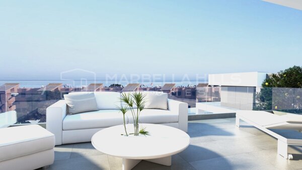 Moderno complejo de 17 villas individuales de 4 dormitorios en parcelas privadas con piscinas