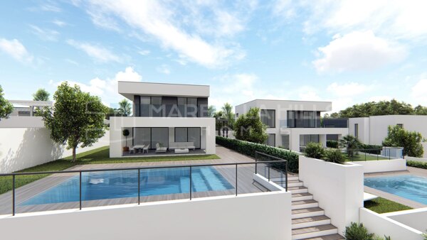 Moderno complejo de 17 villas individuales de 4 dormitorios en parcelas privadas con piscinas