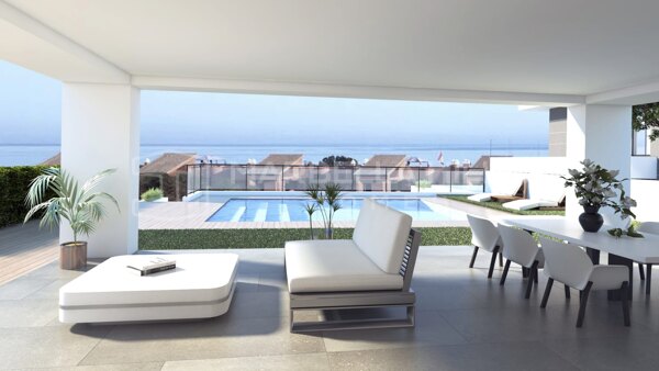 Moderno complejo de 17 villas individuales de 4 dormitorios en parcelas privadas con piscinas