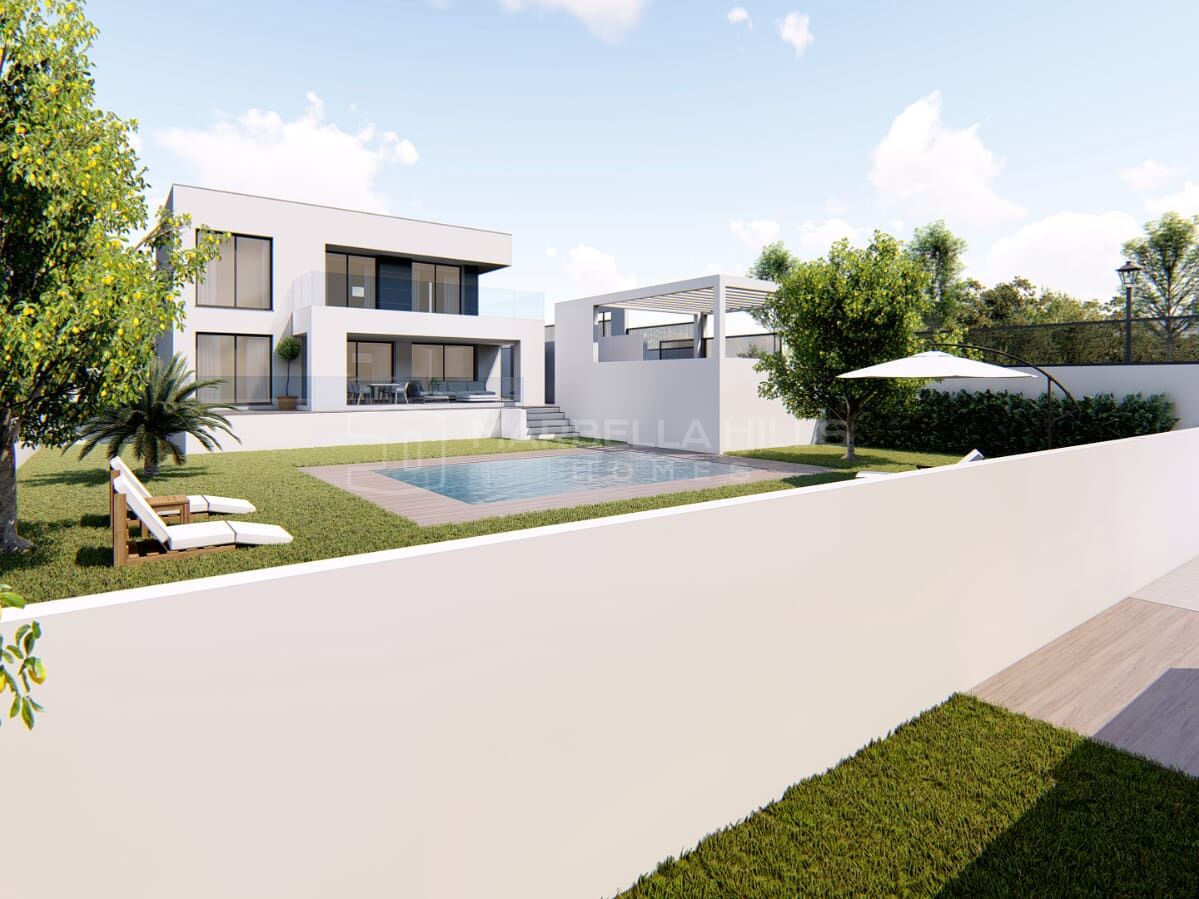 Moderner Komplex aus 17 individuellen Villen mit 4 Schlafzimmern auf privaten Grundstücken mit Swimmingpools