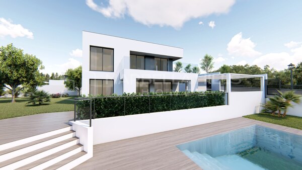 Moderno complejo de 17 villas individuales de 4 dormitorios en parcelas privadas con piscinas