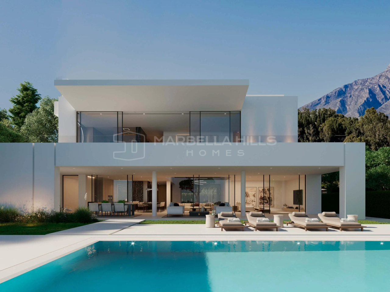 Magnifique Villa neuve de 5 chambres avec vue mer sur le Golden Mile - Marbella