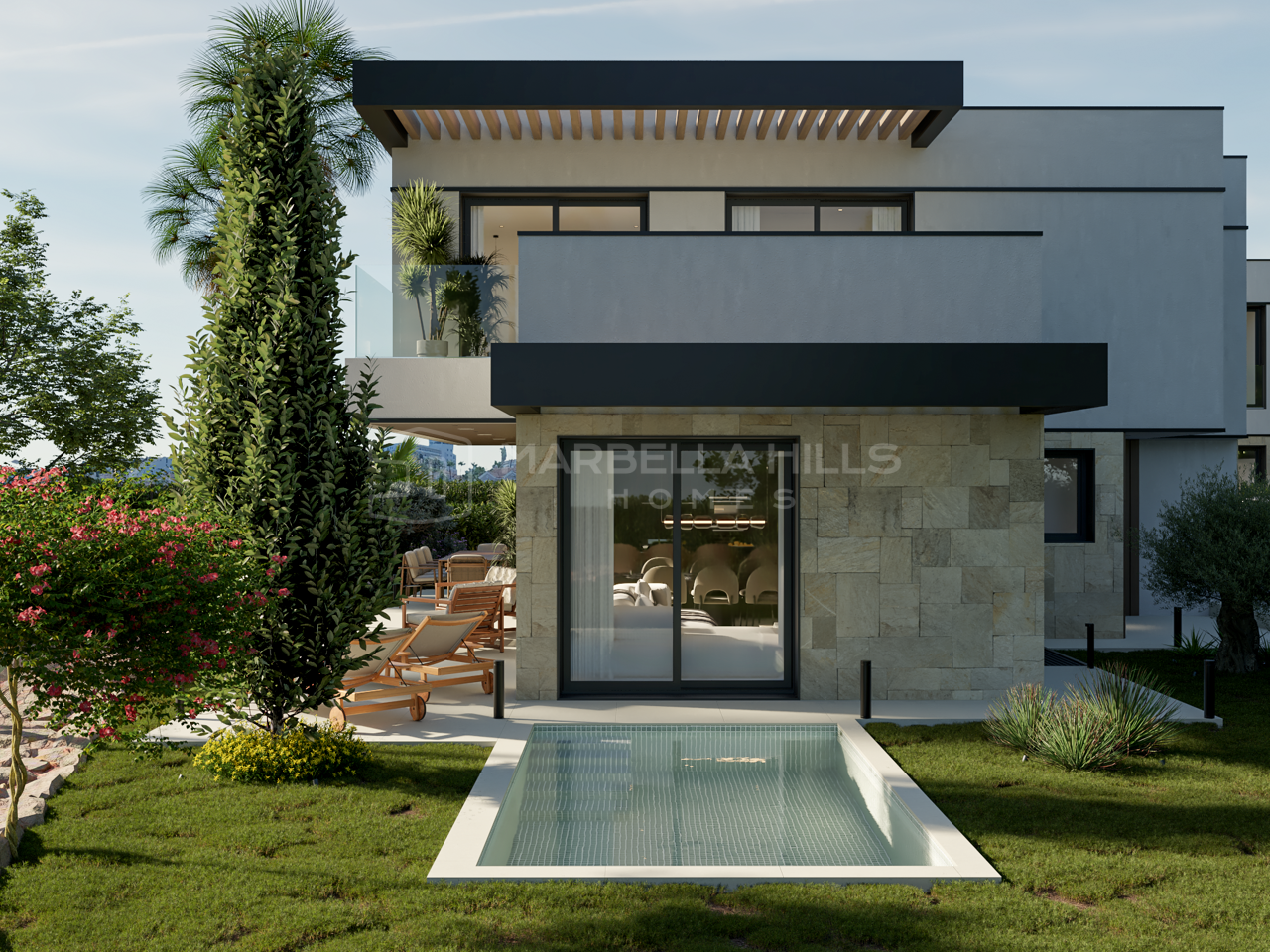 Nouvelle collection de 8 villas contemporaines au sein d'une communauté fermée à El Campanario - New Golden Mile