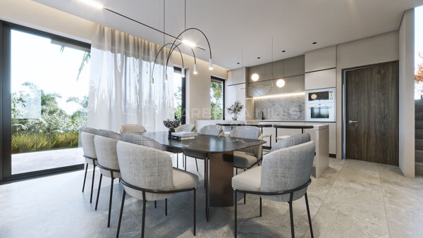 New collection of 8 contemporary Villas within a gated community in El Campanario - New Golden Mile