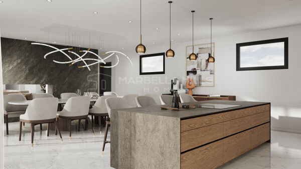 Brand-new modern 6 bedroom Villa with panoramic views in El Paraiso Alto - Benahavis