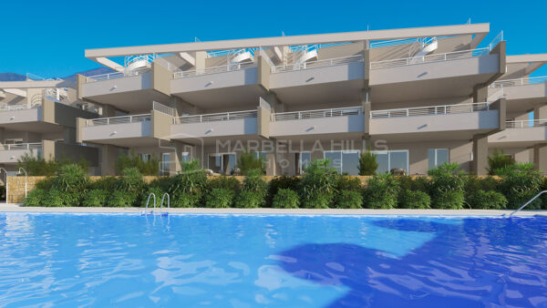 Nouveau développement passionnant à Estepona Golf - Penthouses de 2 chambres avec vue sur le golf, la mer et la montagne
