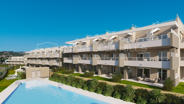 Neue aufregende Entwicklung in Estepona Golf - Penthäuser mit 2 Schlafzimmern mit Golf-, Meer- und Bergblick