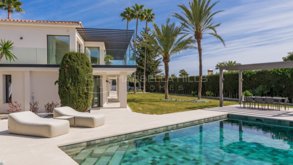 Fabelhafte Villa mit 5 Schlafzimmern und Meerblick in Nagueles - Goldene Meile, Marbella