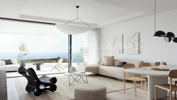 Luxuriöses Stadthaus mit 3-5 Schlafzimmern in Riviera del Sol mit Panoramablick auf das Meer - Mijas Costa