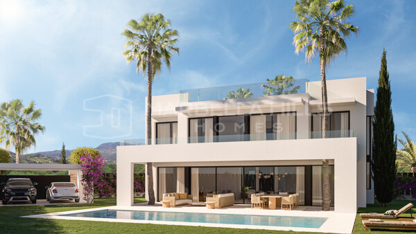 Luxurious off plan 4 bedroom modern-style Villas on the New Golden Mile - Estepona