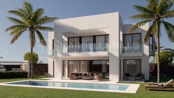 Luxurious off plan 4 bedroom modern-style Villas on the New Golden Mile - Estepona