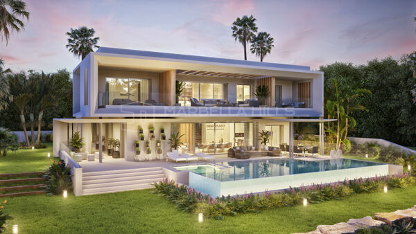 Increíble promoción de obra nueva de alta calidad de villas de 4-5 dormitorios con vistas panorámicas en Ojén