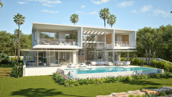 Increíble promoción de obra nueva de alta calidad de villas de 4-5 dormitorios con vistas panorámicas en Ojén