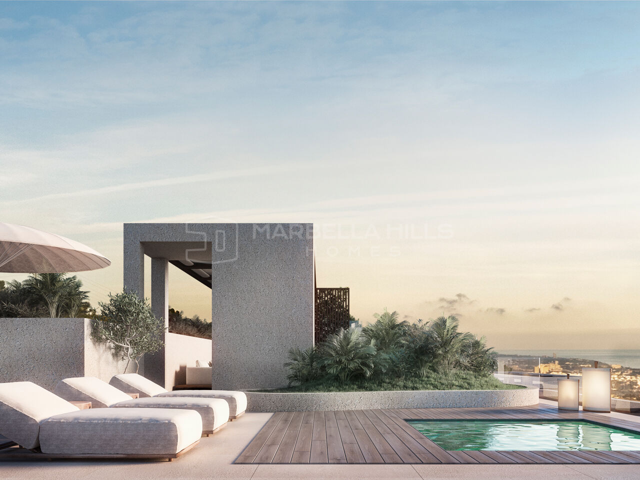 Magnificent contemporary 5 bedroom semi-detached Villa with panoramic views in Cascada de Camojan - Sierra Blanca - Golden Mile