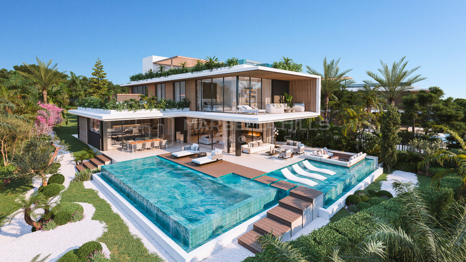 Nouveau développement de 5 villas de luxe de 4 chambres dans une communauté fermée avec vue sur la montagne et la mer - Cascada de Camojan - Golden Mile