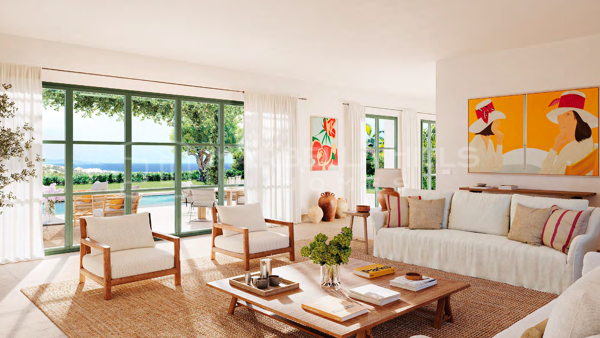 Elegante andalusische 3 Schlafzimmer Residenz mit atemberaubendem Meerblick im Finca Cortesin Resort