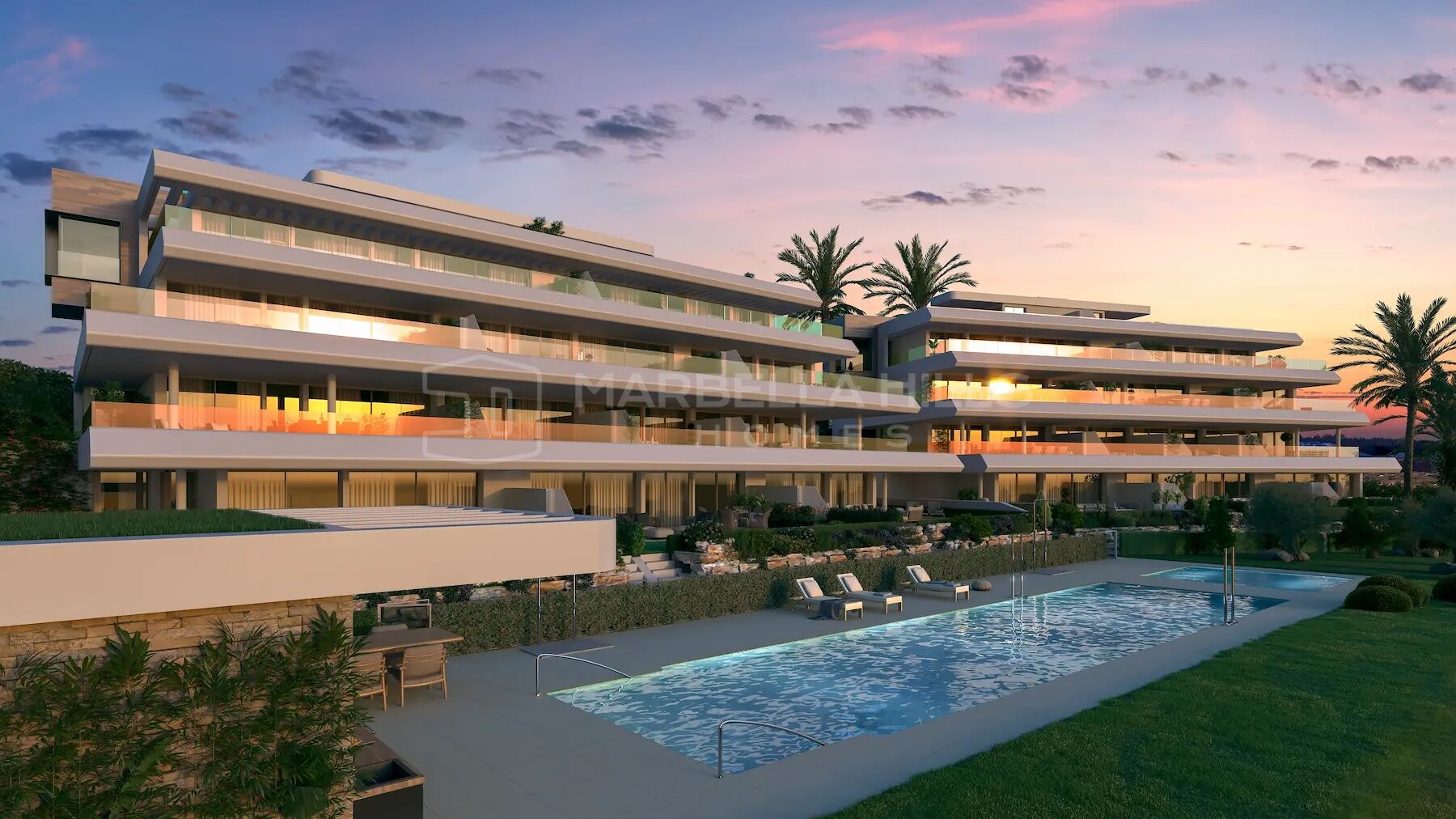 Luxurious Mediterranean Living: appartements de 2 chambres à Estepona