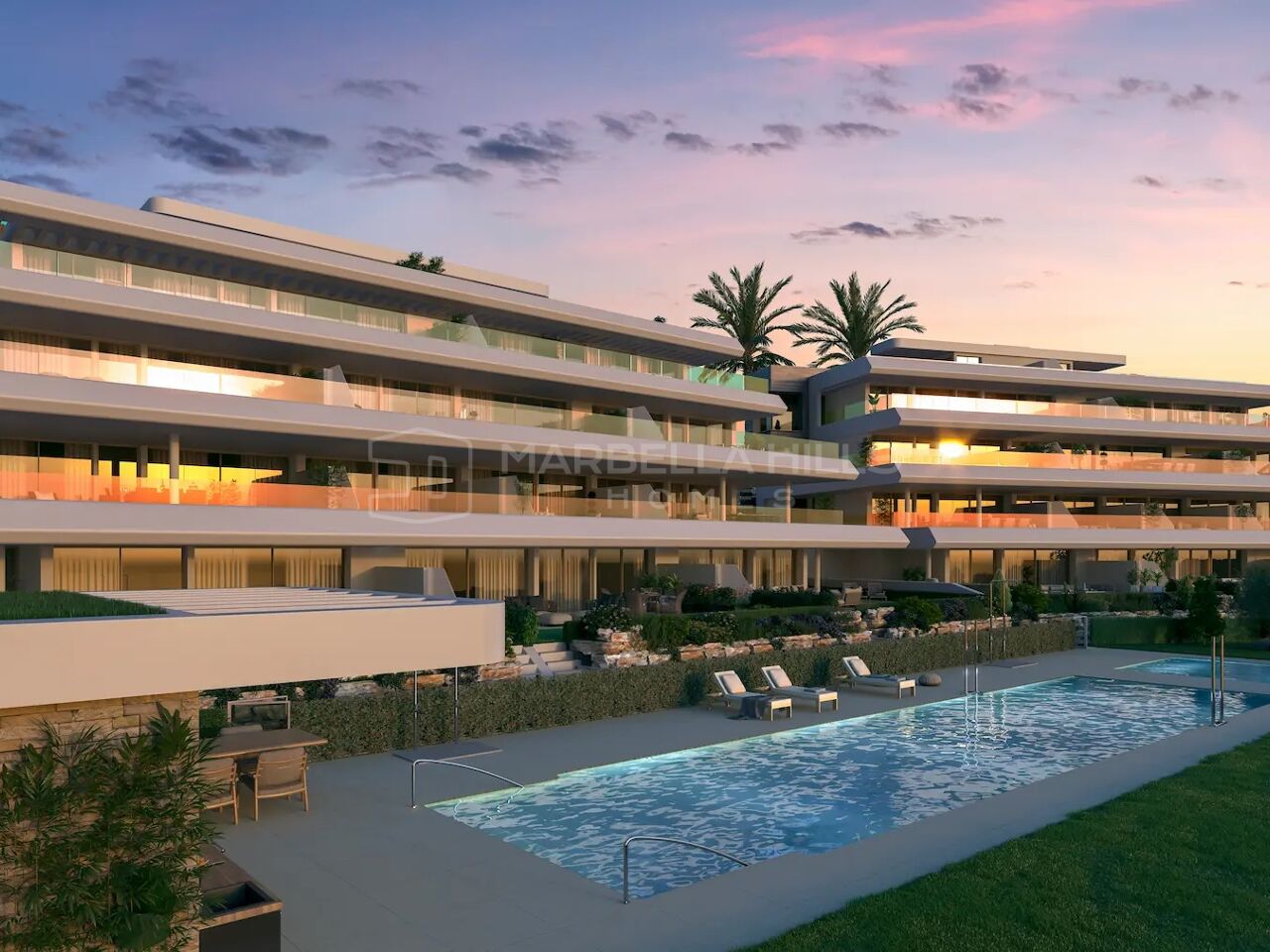 Luxurious Mediterranean Living: appartements de 2 chambres à Estepona