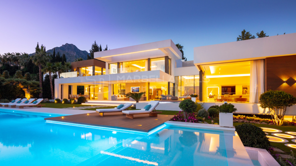 Luxury Villa for Sale in Sierra Blanca Marbella – Exclusive Golden Mile Villa with Panoramic Sea Views