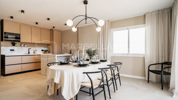 Appartement au rez-de-chaussée avec 4 chambres inspiré du design scandinave au cœur de Nueva Andalucia