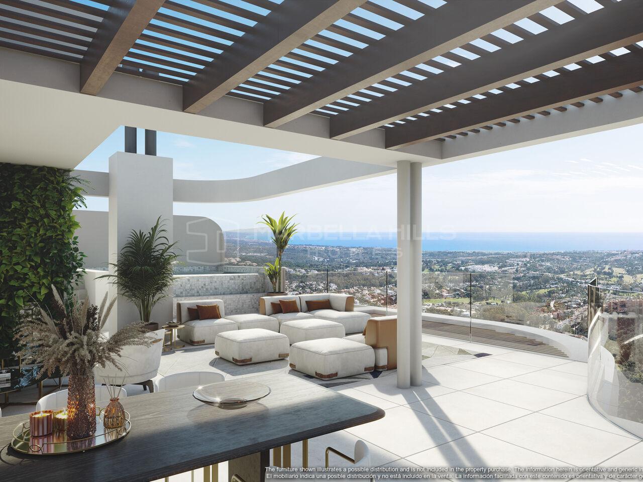 Exceptional 3-bedroom penthouses with private pool and panoramic views in Real de la Quinta - Benahavís