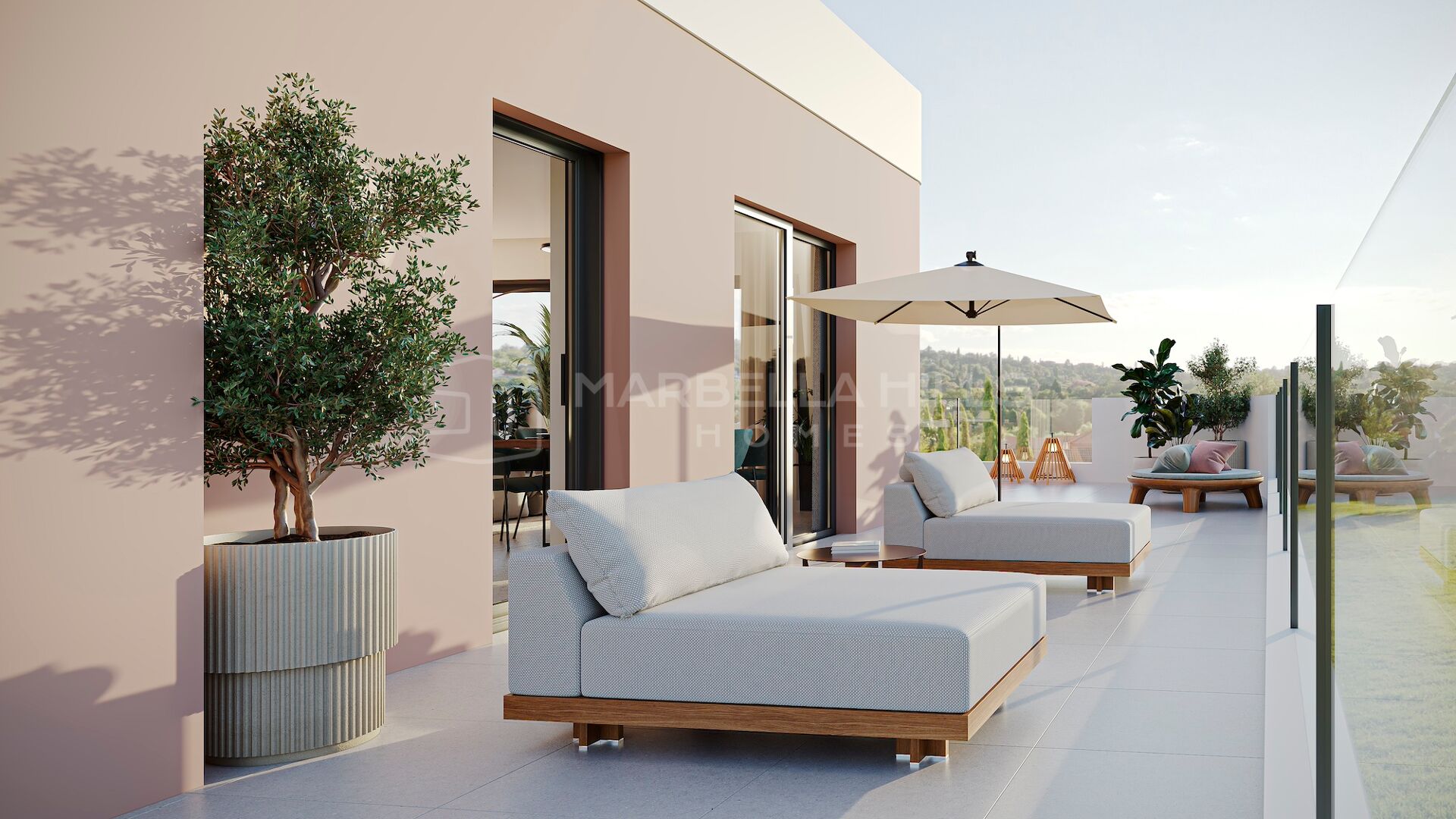 New Residential Development: 3 Bedroom Apartments with Large Terraces in Los Altos de los Monteros, Marbella East