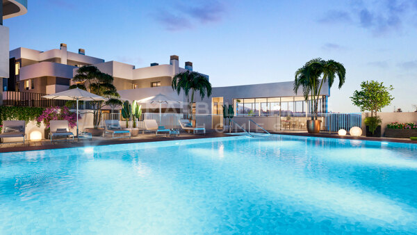 Neue Wohnanlage: 3-Schlafzimmer-Apartments mit großen Terrassen in Los Altos de los Monteros, Marbella Ost