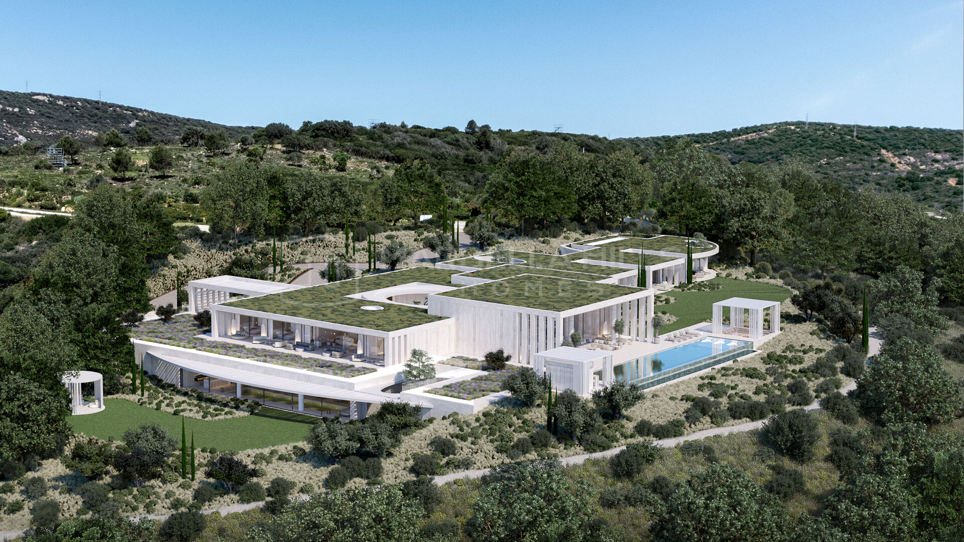 Breathtaking ultra modern 9 bedroom mansion with panoramic views in La Reserva de Sotogrande