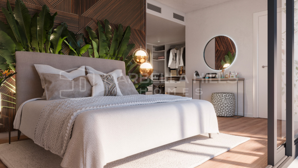 Magnifico nuevo complejo residencial de adosados de 3-4 dormitorios con vistas al golf y al mar - Mijas Costa