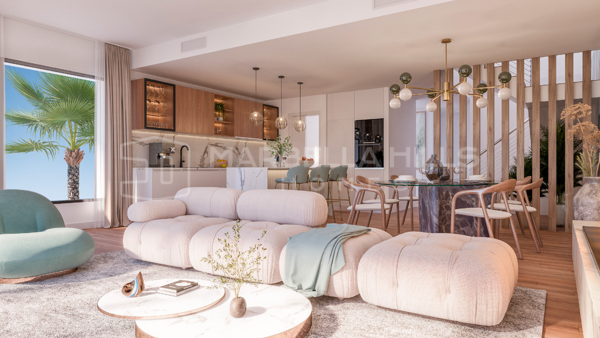 Magnifico nuevo complejo residencial de adosados de 3-4 dormitorios con vistas al golf y al mar - Mijas Costa