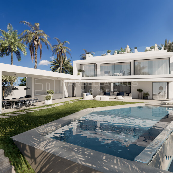 Magnificent 6 bedroom villa in a gated community with 24-hour security - Cascada de Camojan - Golden Mile