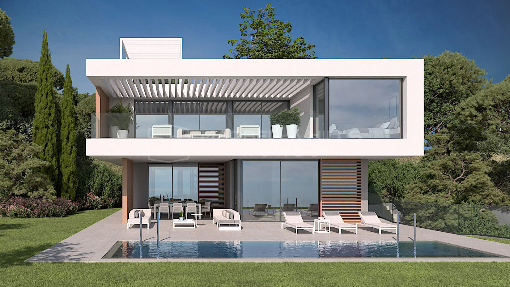 Exquisite zeitgenössische Designervillen mit 4-5 Schlafzimmern an der Neuen Goldenen Meile in Estepona