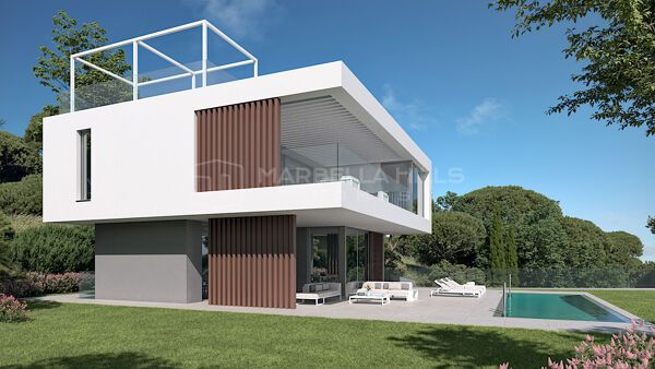 Exquisite zeitgenössische Designervillen mit 4-5 Schlafzimmern an der Neuen Goldenen Meile in Estepona