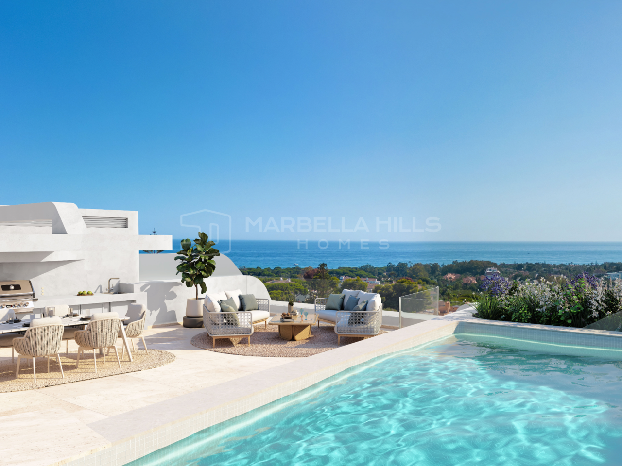 Luxuriöser Neubaukomplex von geräumigen Apartments mit Panoramablick in Cabopino – Marbella Ost