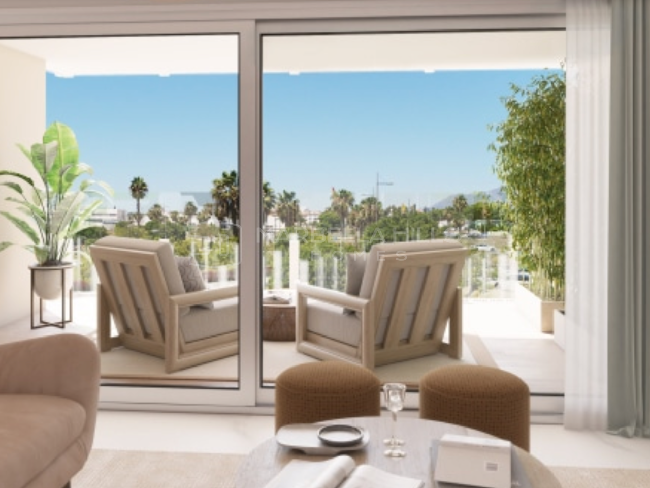 Neubau von 3-Schlafzimmer-Wohnungen zum Verkauf in San Pedro Playa