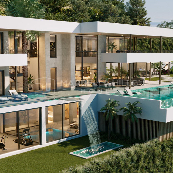 Exceptional 6-Bedroom Residence with Breathtaking Panoramic Sea and Mountain Views in El Madroñal, Benahavís