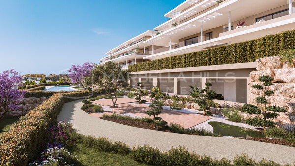 Nouvelle promotion d’attiques modernes de 3 chambres avec vues imprenables sur la mer et la montagne – New Golden Mile, Estepona