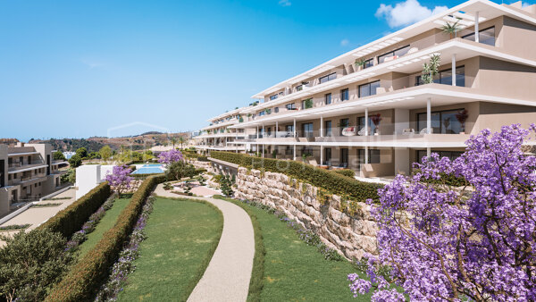 Nouvelle promotion d’attiques modernes de 3 chambres avec vues imprenables sur la mer et la montagne – New Golden Mile, Estepona