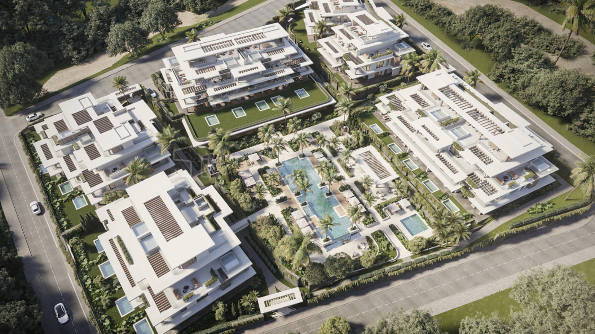 Exklusives Wohnen im Los Flamingos Golf – Neues Wohnprojekt mit 3-Schlafzimmer-Gartenapartments in Benahavís