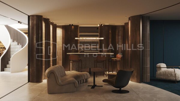 Prime building plot with approved luxury villa project in Nagüeles – 7-bedroom new development on Marbella’s Golden Mile