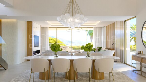 Luxuriöse 4-Schlafzimmer-Wohnung mit privatem Pool und Panoramablick in Benahavis