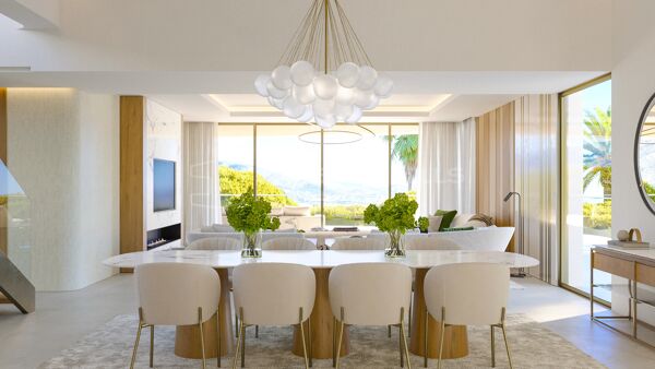 Luxury 4-bedroom apartment with a private pool and panoramic views in Benahavis