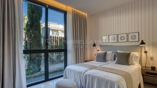 Exquisites Duplex mit vier Schlafzimmern und Meerblick in La Reserva De Sierra Blanca, Goldene Meile – Marbella